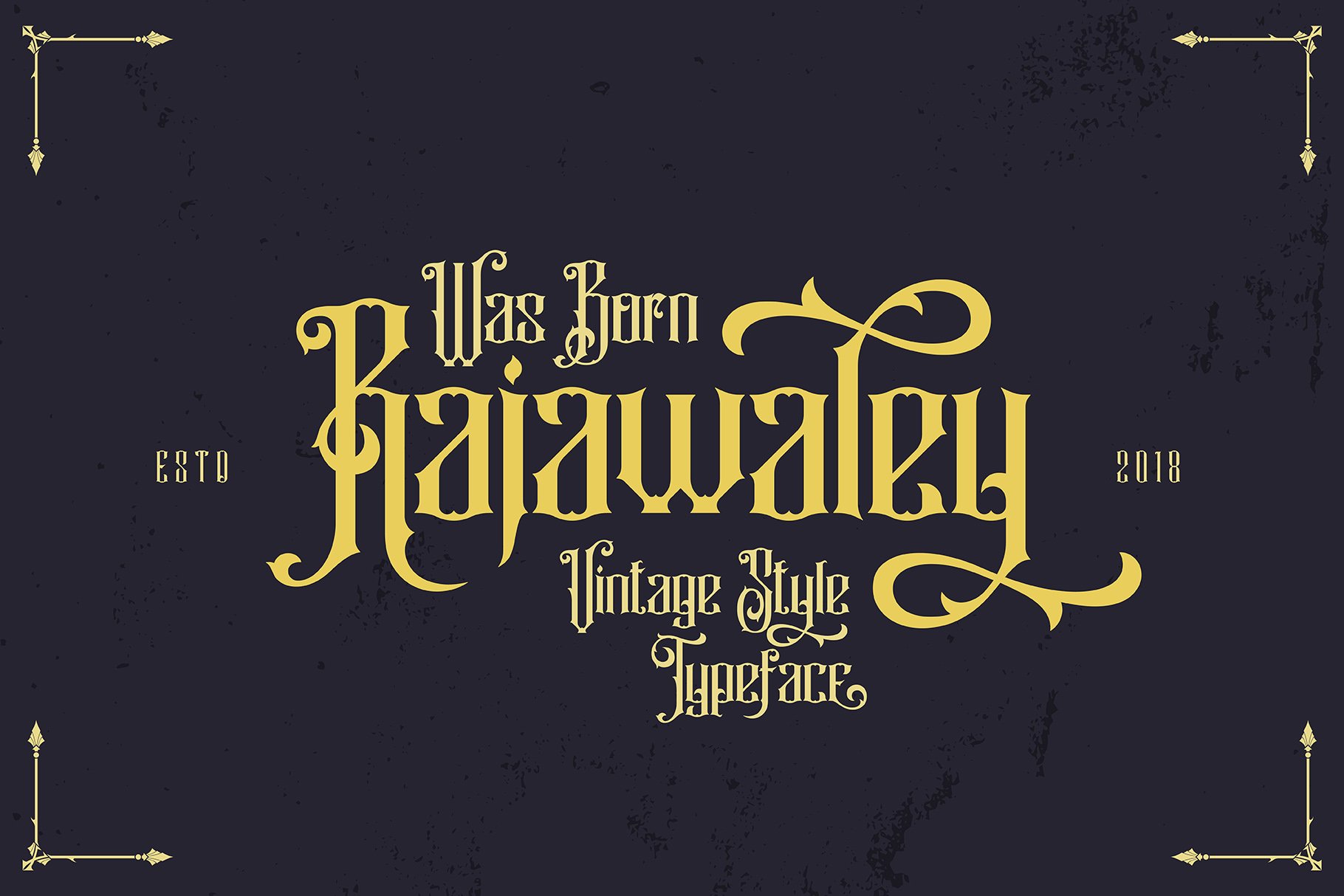 Rajawaley Typeface cover image.