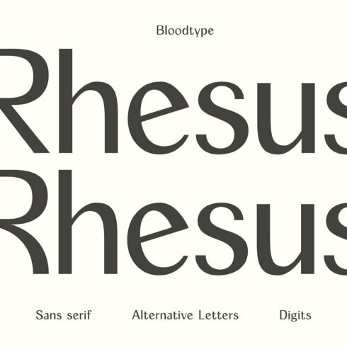 Rhesus – Bloodtype cover image.