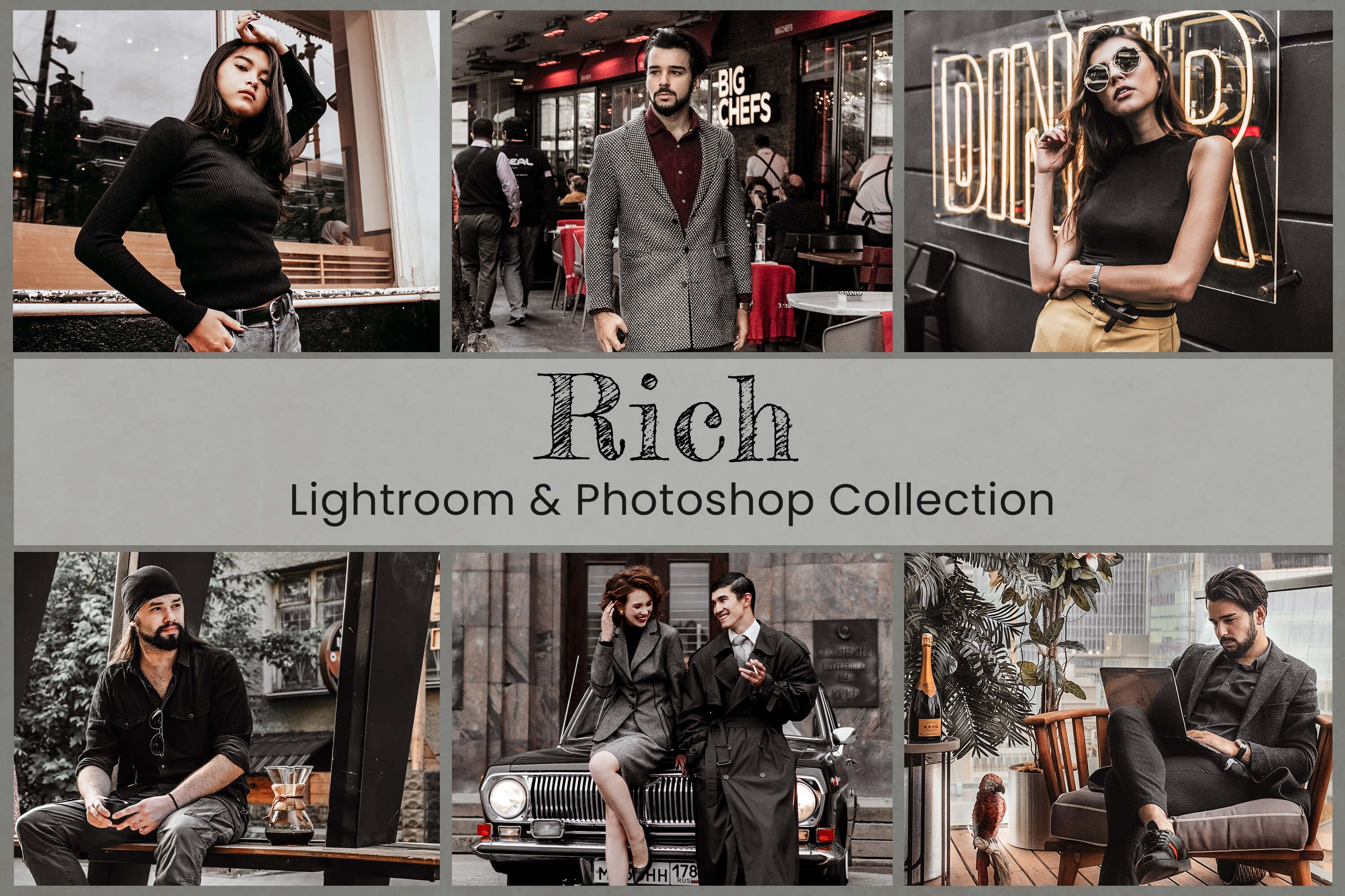 Rich Lightroom Presets Photoshop LUTcover image.