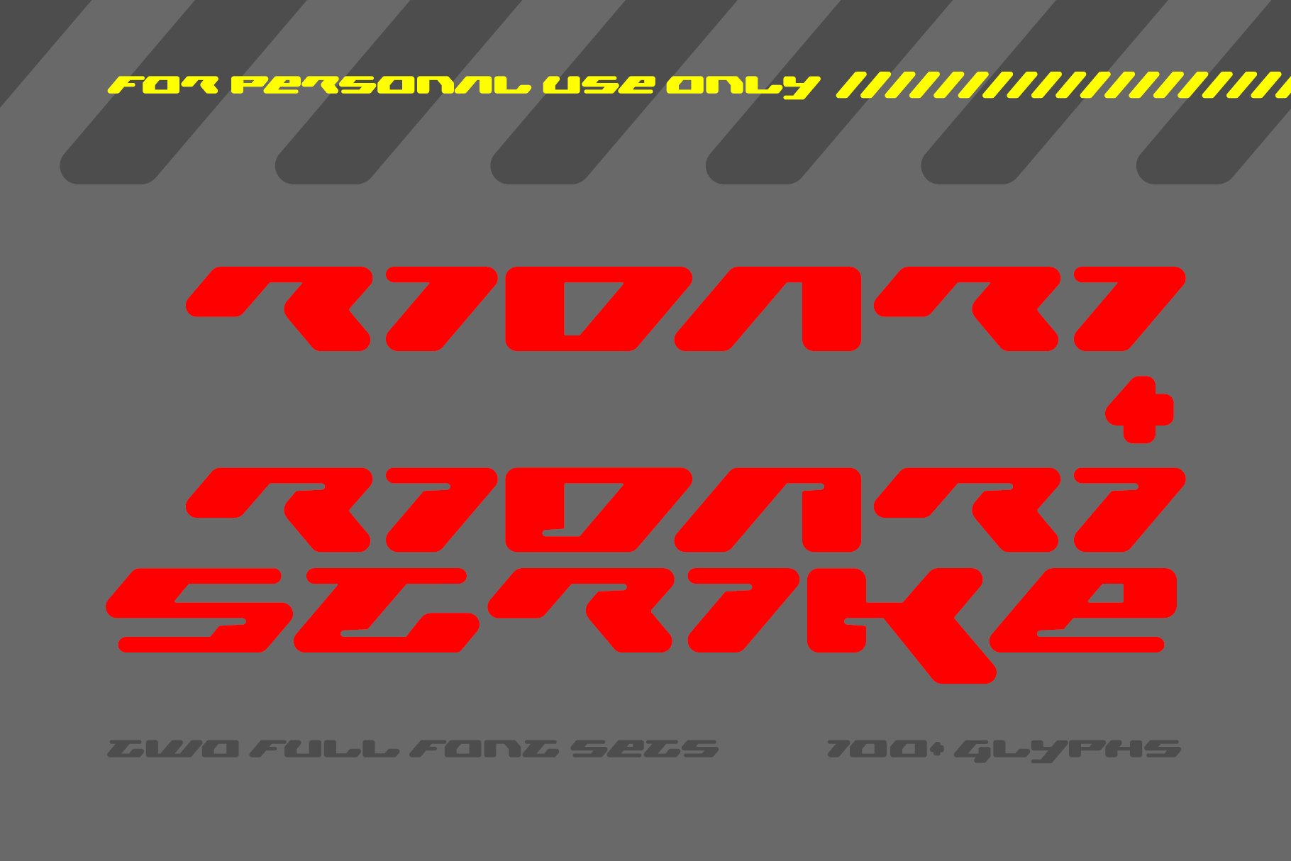 Ridari - Futuristic Sci-Fi Typeface preview image.