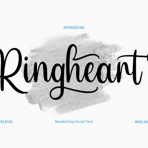 Ringheart Script Font cover image.