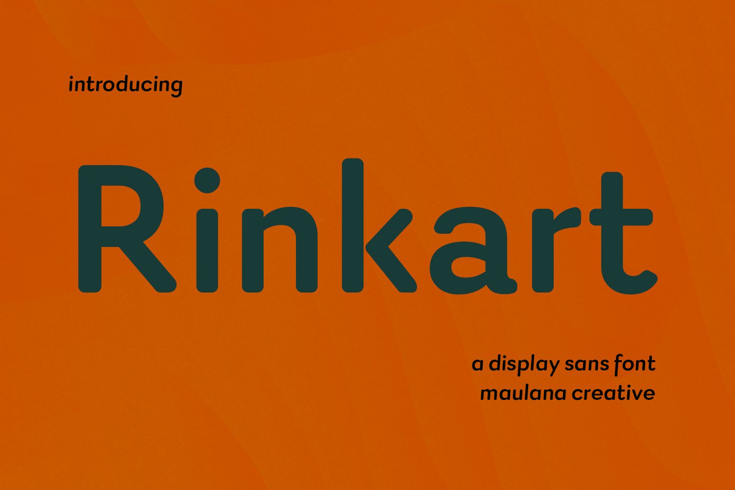 Rinkart Sans Display Fontcover image.