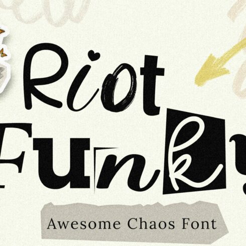 Riot Funky | Mixed Font | Chaos Font cover image.