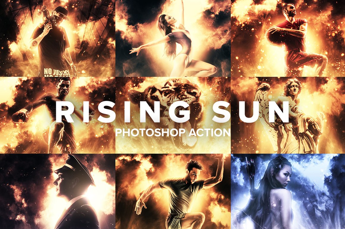 Rising Sun Photoshop Actioncover image.