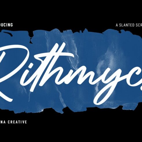 Rithmycs Script Font cover image.