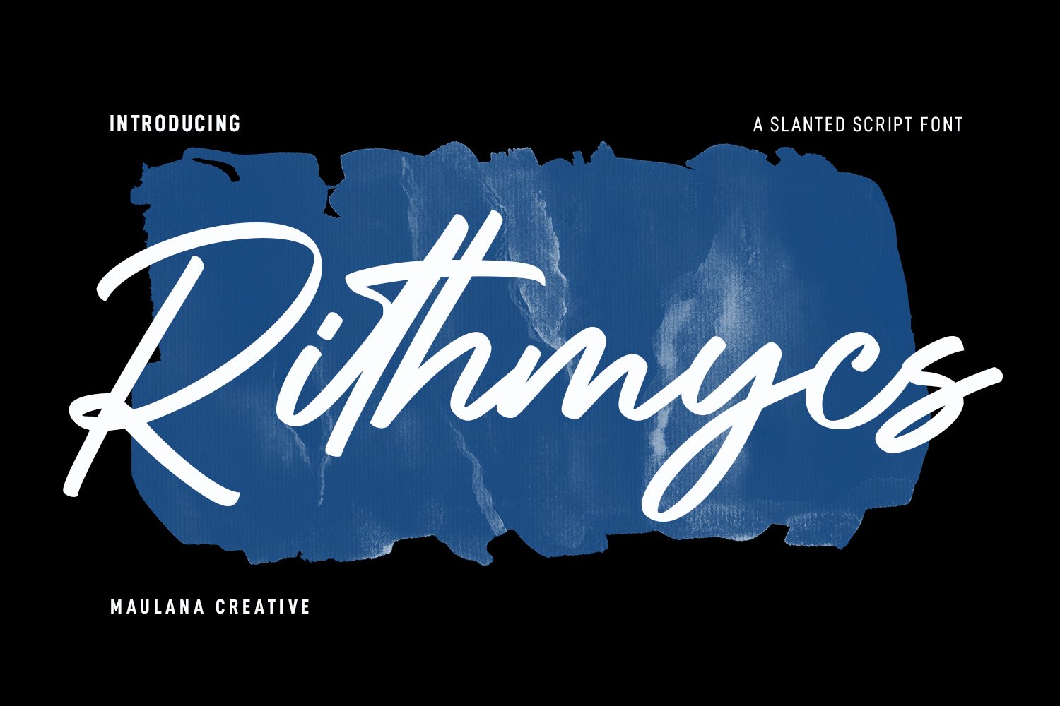 Rithmycs Script Font cover image.