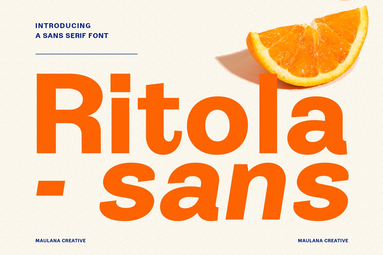 Ritola Sans Display Font cover image.