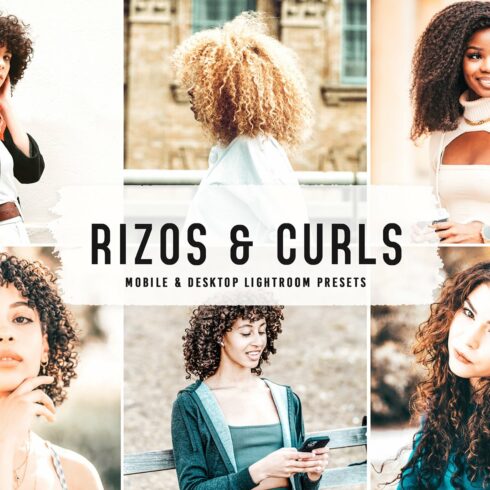 Rizos & Curls Pro Lightroom Presetscover image.