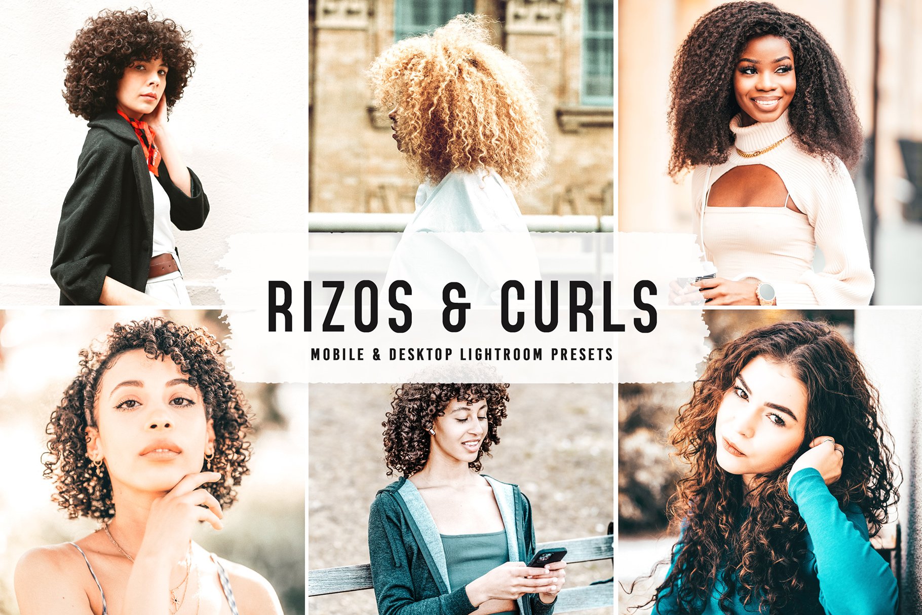 Rizos & Curls Pro Lightroom Presetscover image.