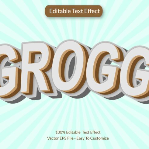 GROGG Editable Text Effectcover image.