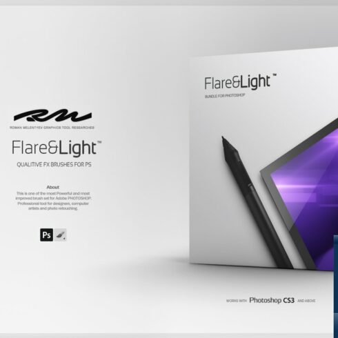 RM Flare & Light (PS brushes)cover image.