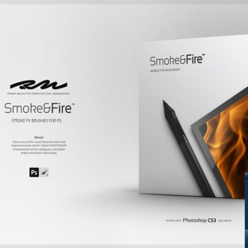 RM Smoke & Fire (PS brushes)cover image.