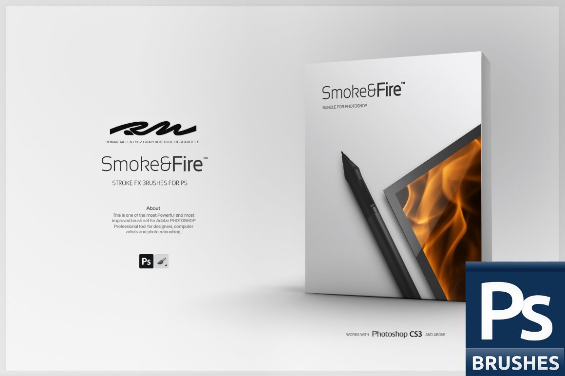 RM Smoke & Fire (PS brushes)cover image.