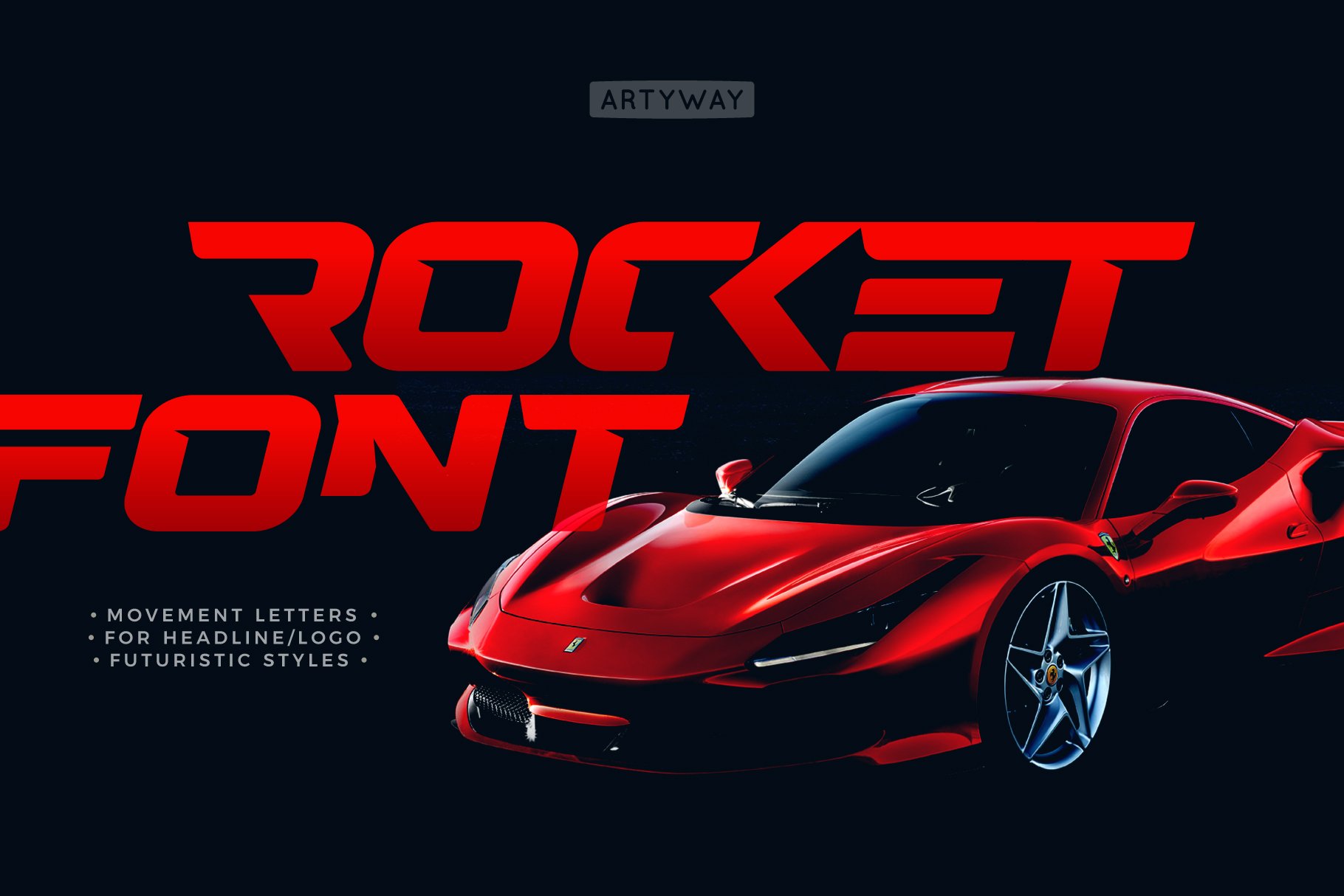 Rocket Movement Font cover image.