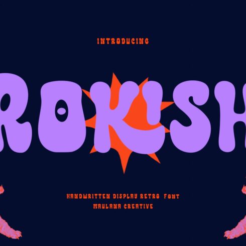 Rokish Display Font cover image.