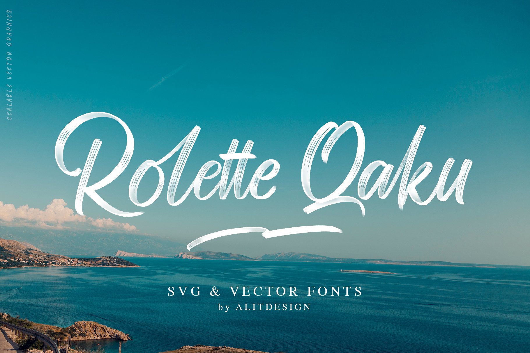 Rollete Qaku Fonts cover image.