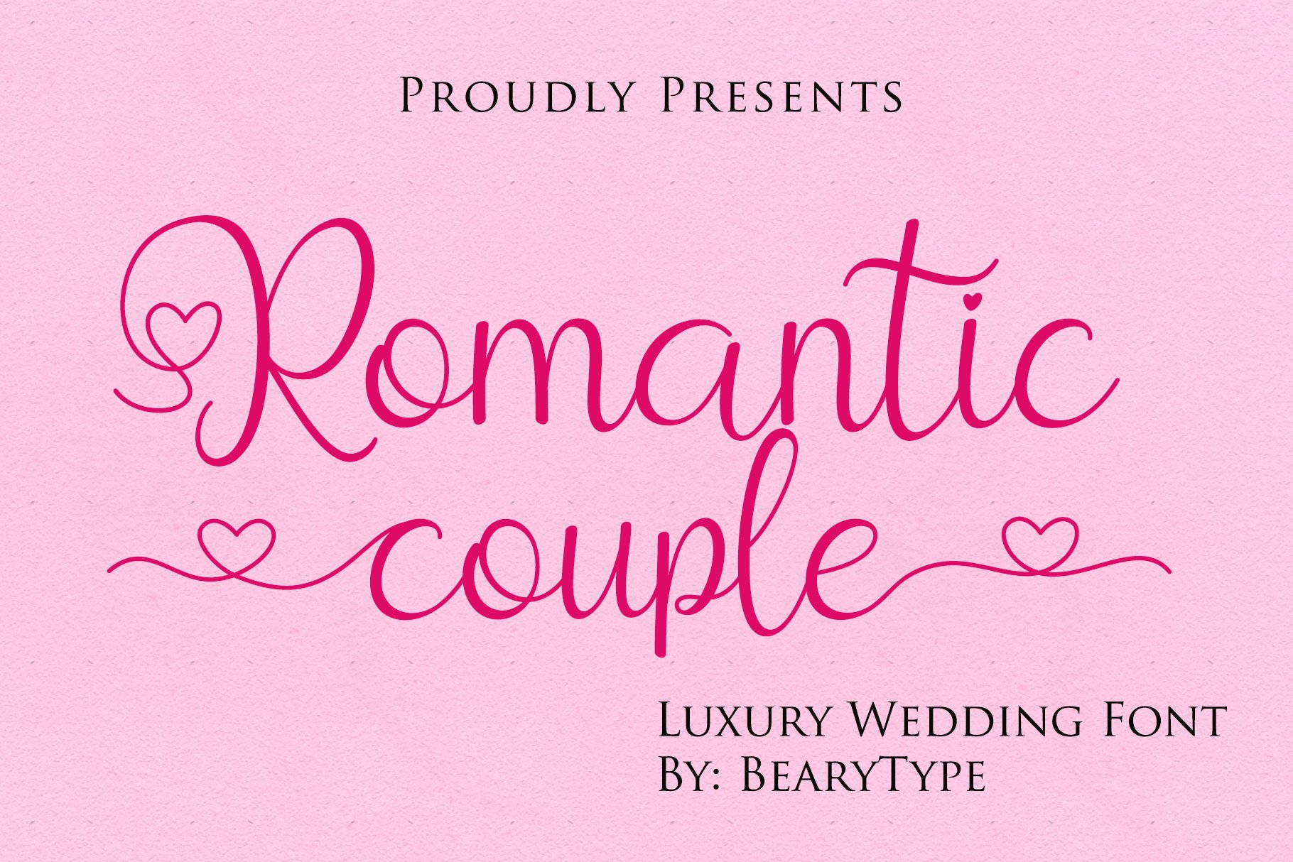 Romantic Couple / modern calligraphy cover image.