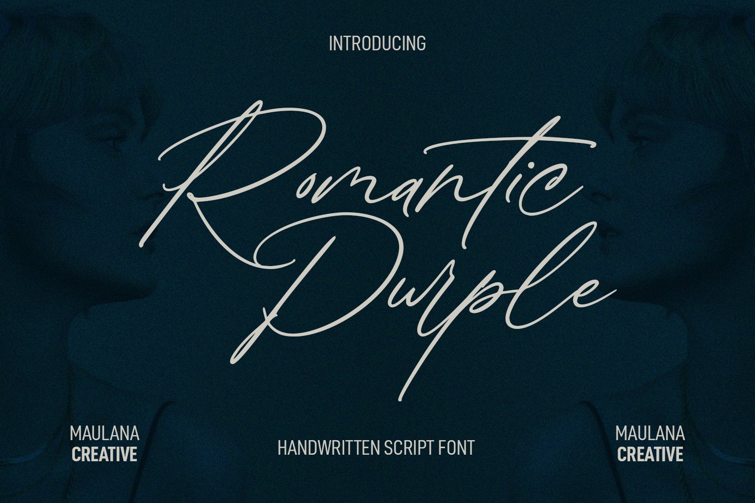 Romantic Purple Signature Font cover image.