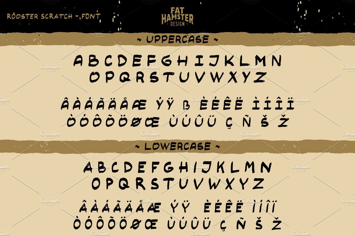 rooster scratch font 02 165