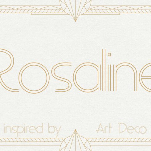 Rosaline - Art Deco Displaycover image.