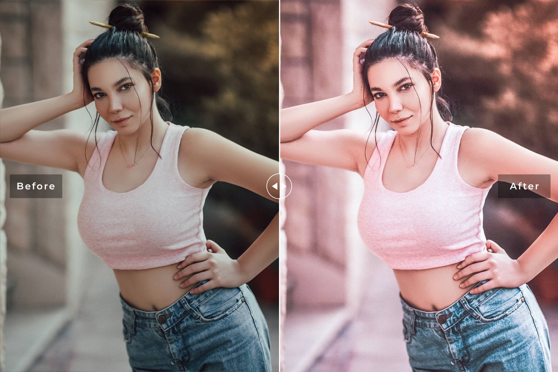 rose quartz mobile desktop lightroom presets preview 3 380