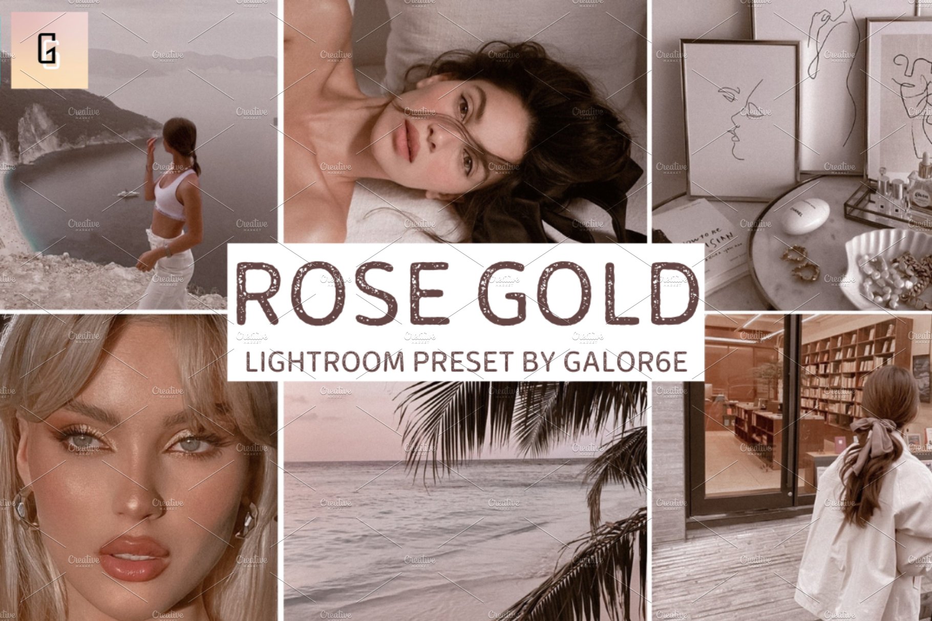 Lightroom Preset ROSE GOLD - GALOR6Ecover image.