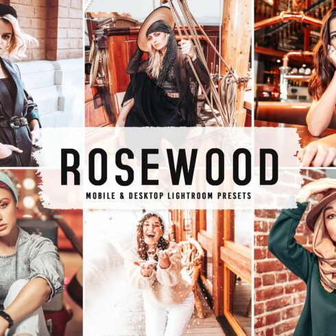 Rosewood Pro Lightroom Presetscover image.