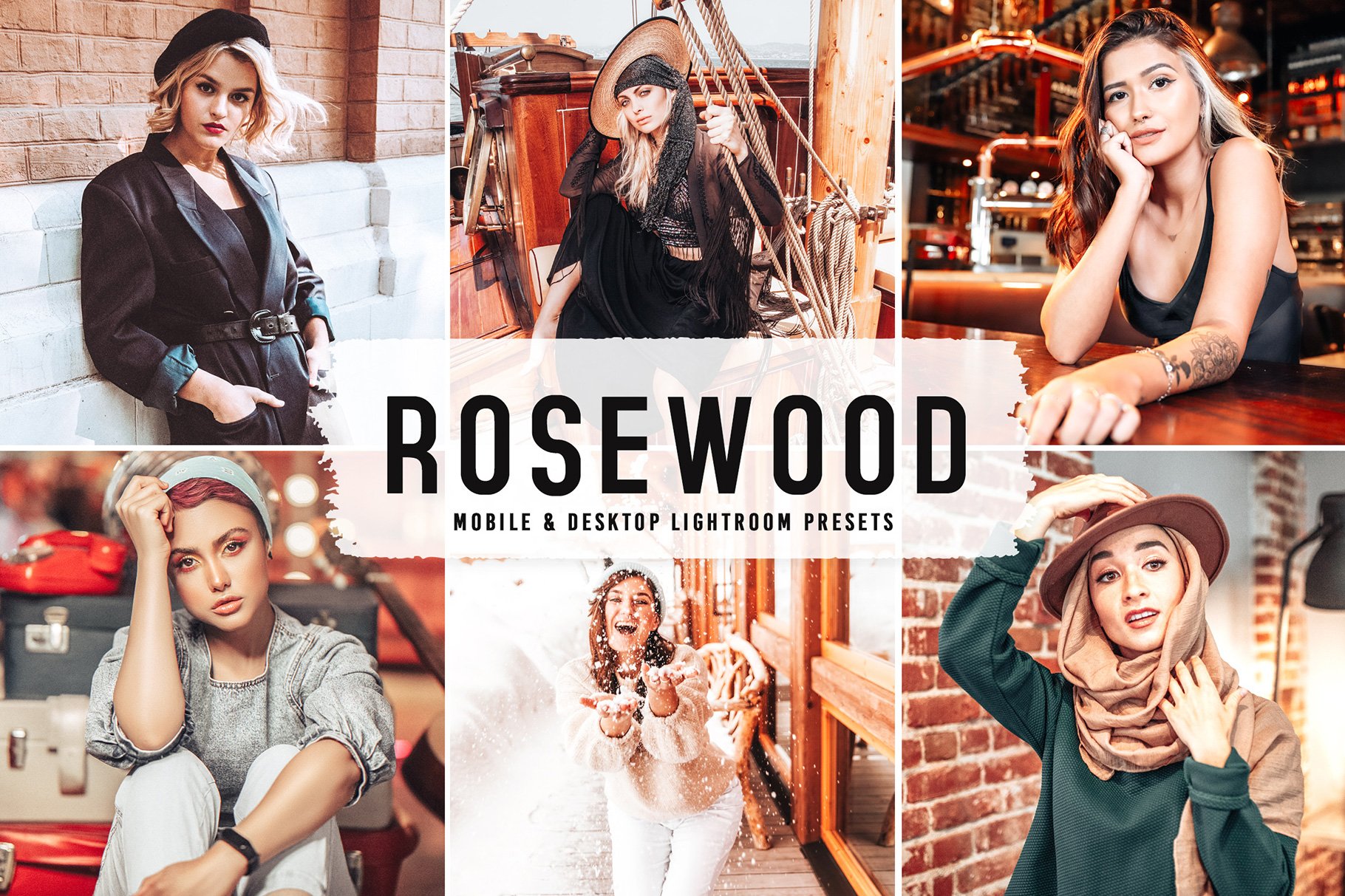 Rosewood Pro Lightroom Presetscover image.