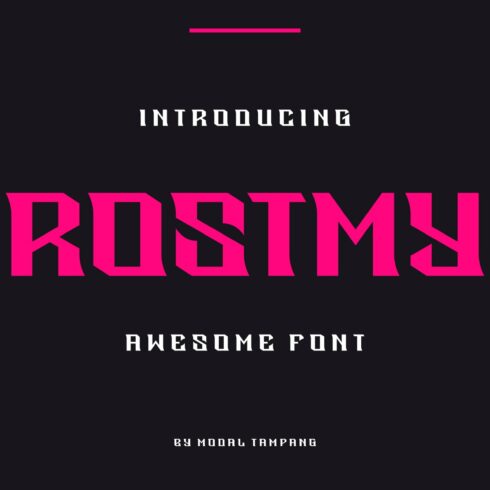 Rostmy Font cover image.