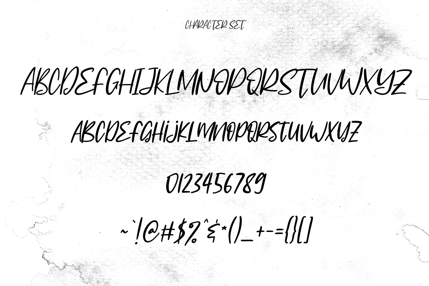 Roxalose Handwritten Font preview image.