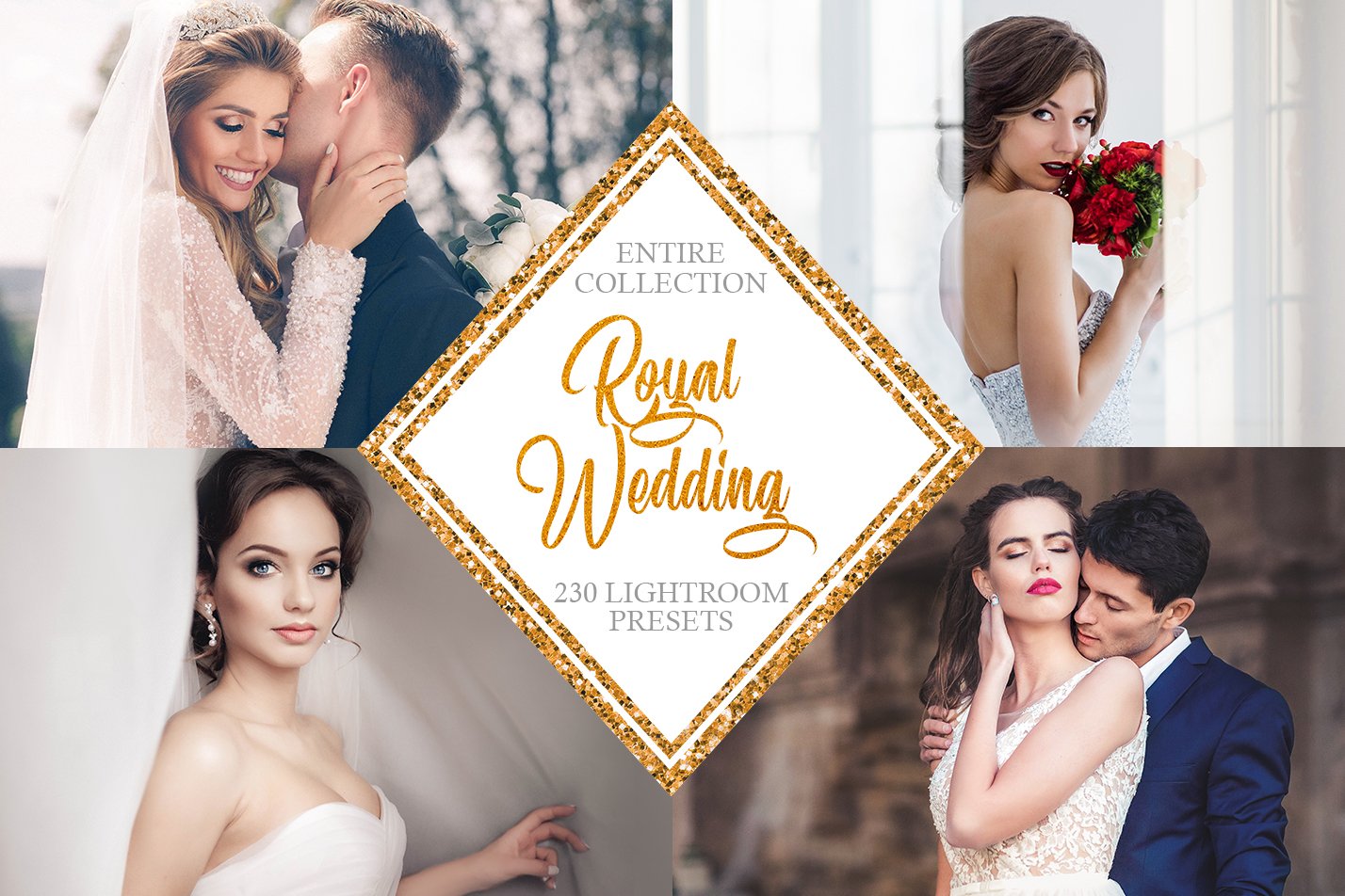 Royal Wedding Presets Lightroomcover image.