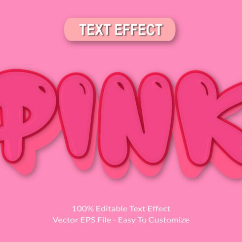 PINK Editable Text Effectcover image.