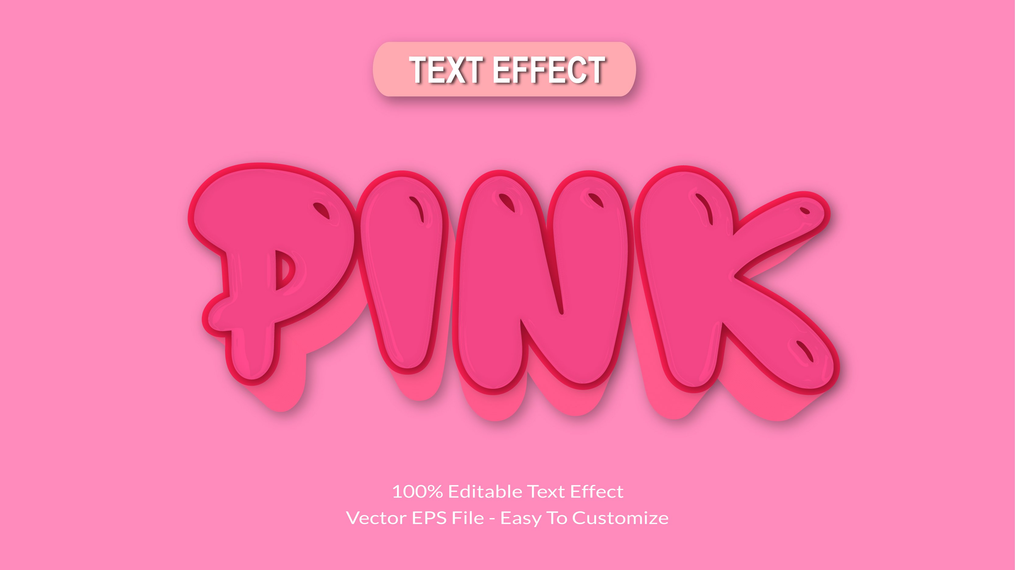 PINK Editable Text Effectcover image.