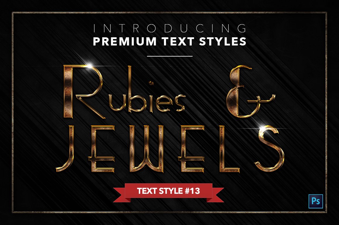 rubies and jewels text styles pack three example13 669
