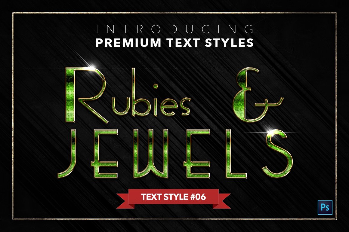 rubies and jewels text styles pack three example6 148