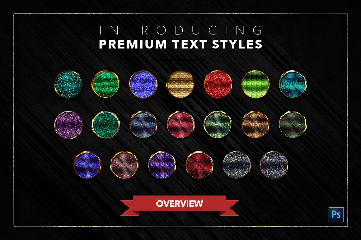 rubies and jewels text styles pack three overview 226