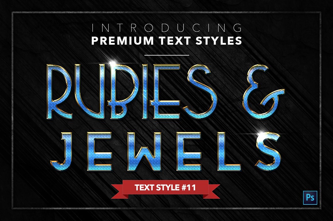 rubies and jewels text styles pack two example11 413
