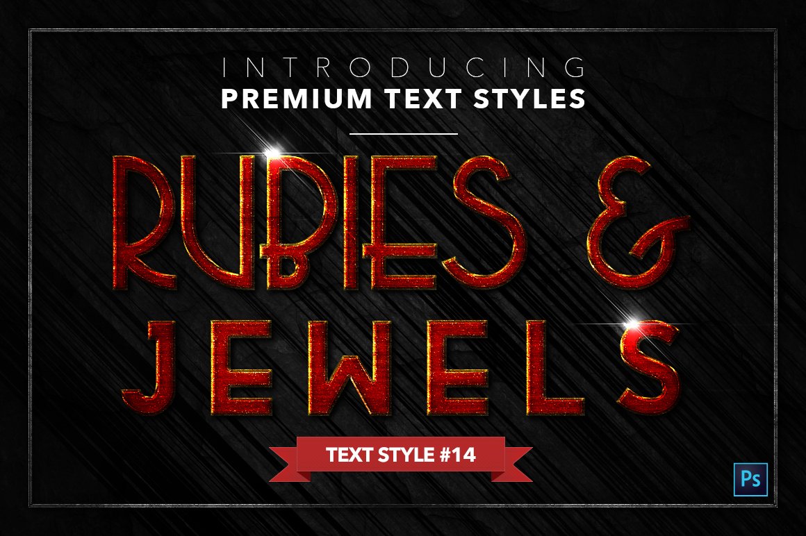 rubies and jewels text styles pack two example14 338