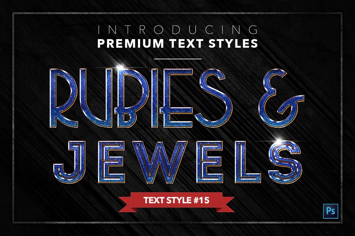 rubies and jewels text styles pack two example15 619