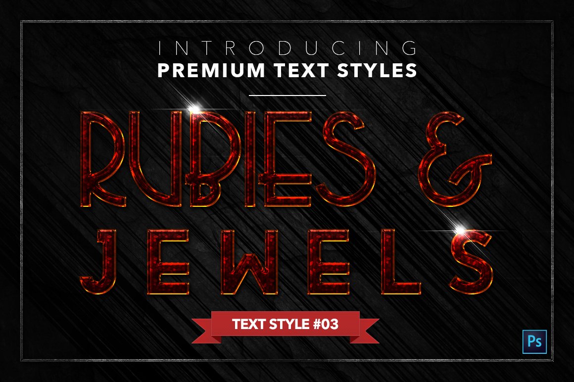 rubies and jewels text styles pack two example3 119