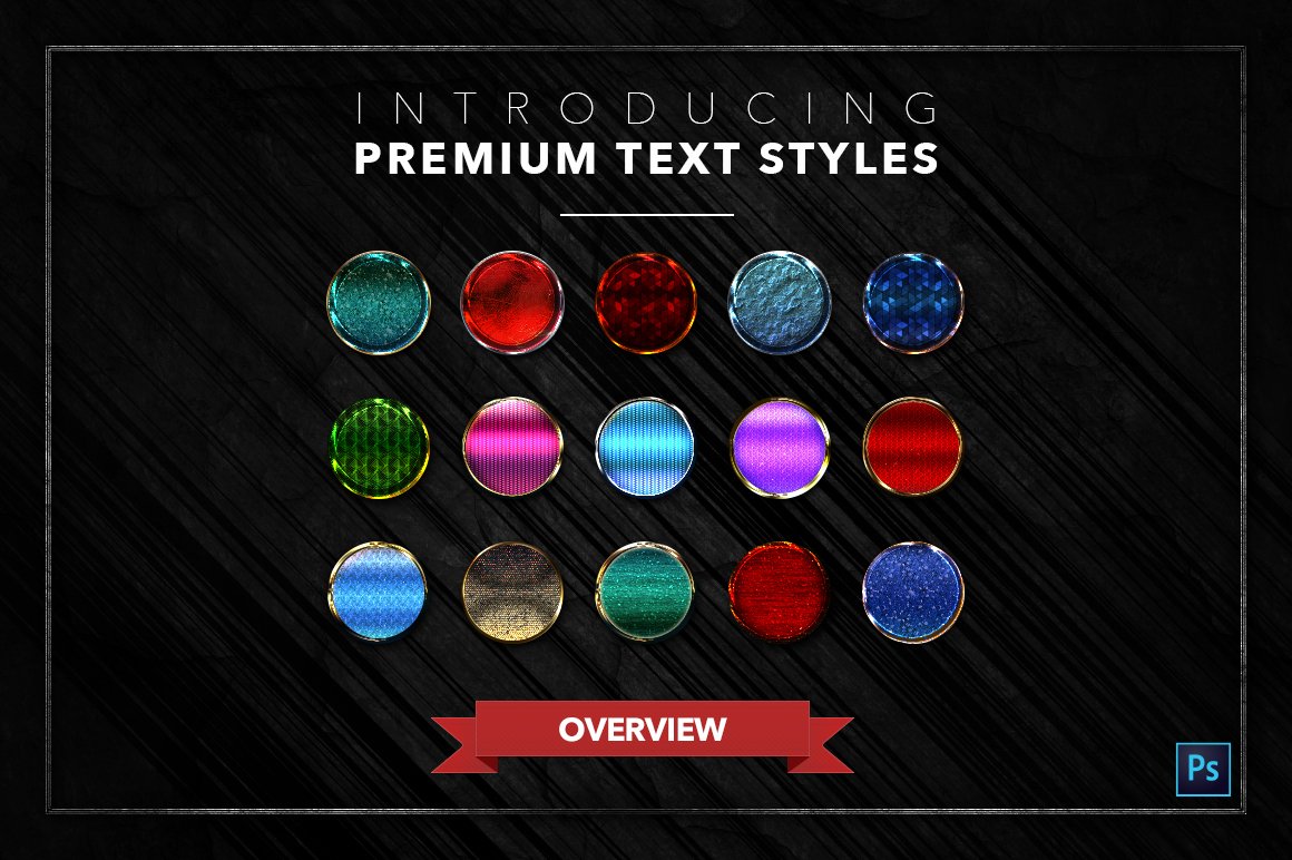 rubies and jewels text styles pack two overview 48