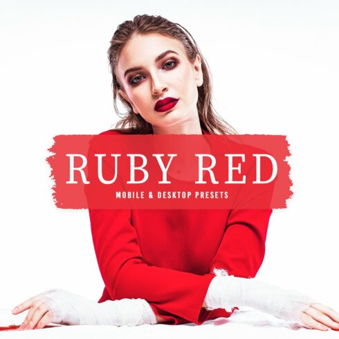 Ruby Red Pro Lightroom Presetscover image.