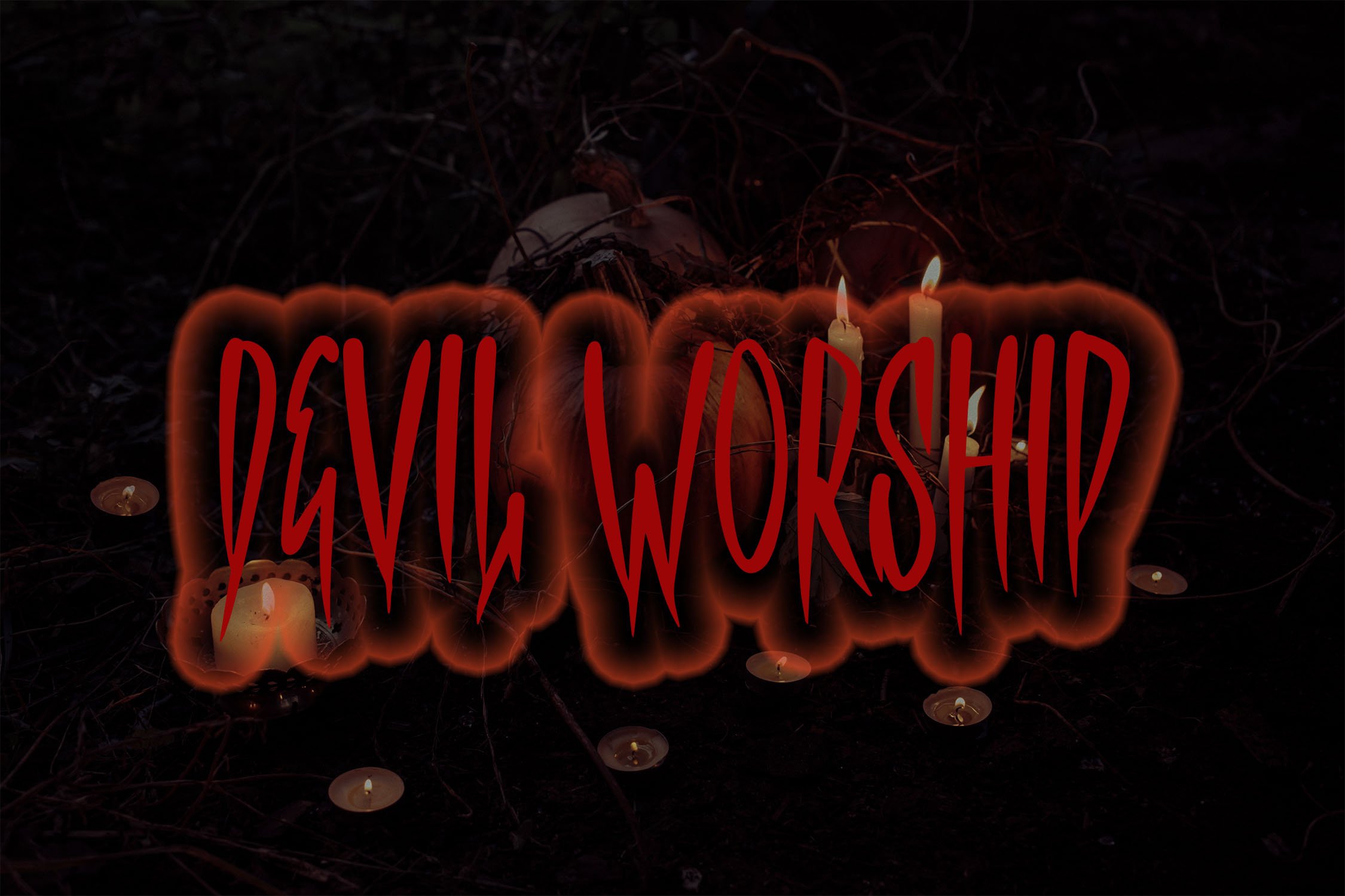 RUMADARAH - Halloween Horror Font preview image.