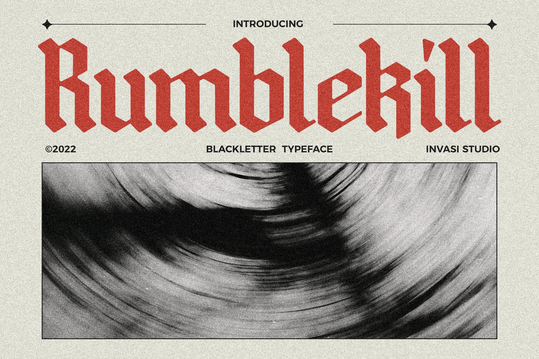 Rumblekill - Rounded Blackletter cover image.