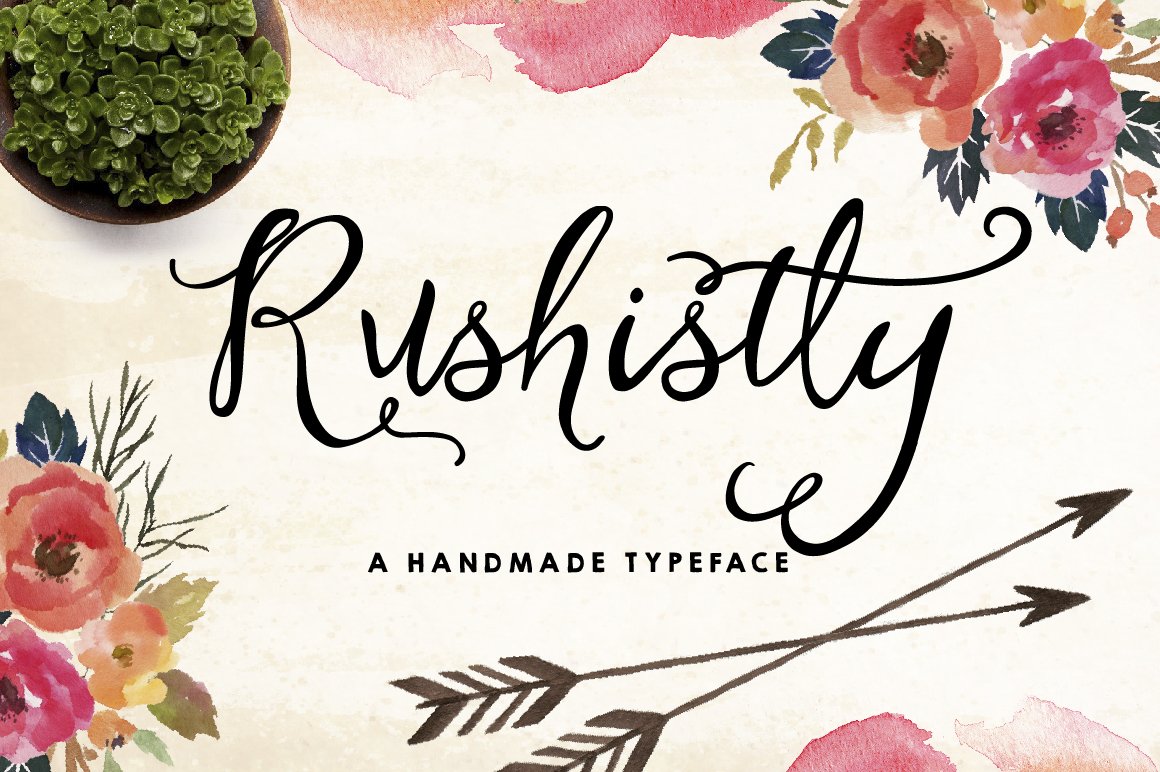 Rushistly Script-30%Off cover image.