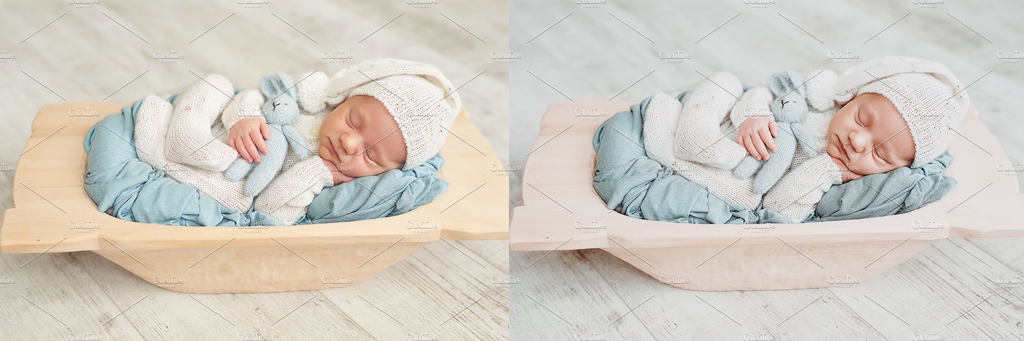 4 x Lightroom Presets Rustic Newbornpreview image.