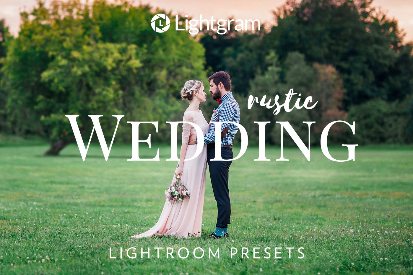 30 Rustic Wedding Lightroom Presetscover image.