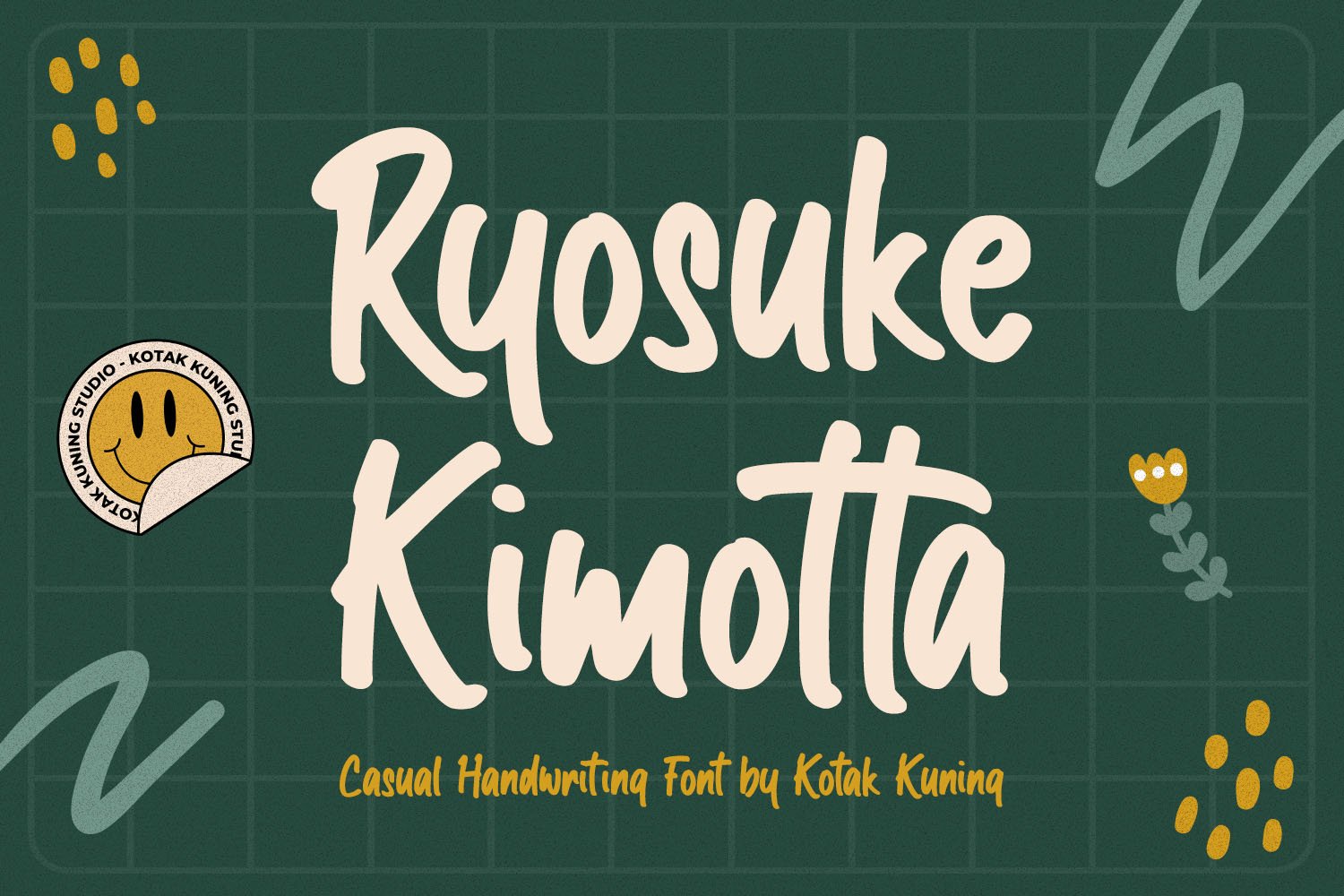 Ryosuke Kimotta Casual Display Font cover image.