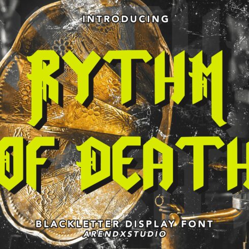 Rythm Of Death - Blackletter Font cover image.