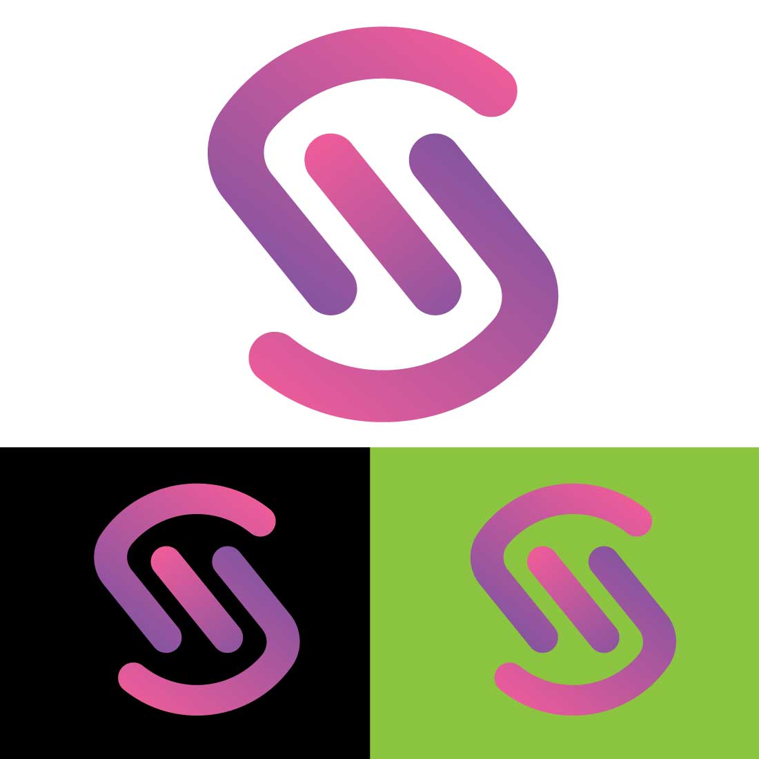 S logo design SVG/EPS/PNG preview image.